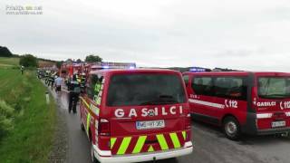 Požar avtobusa v Vogričevcih