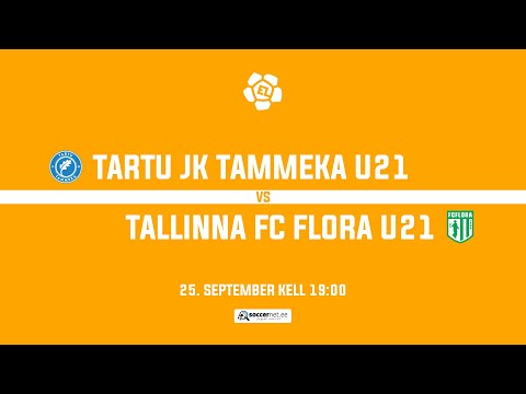 TARTU JK TAMMEKA U21 - TALLINNA FC FLORA U21, ESILIIGA 30. voor