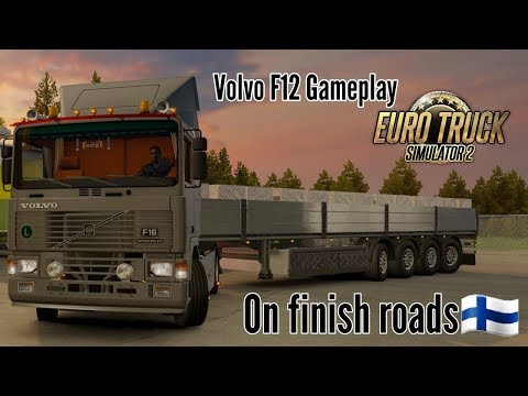 ETS2-Volvo F12 Gameplay-on finish roads
