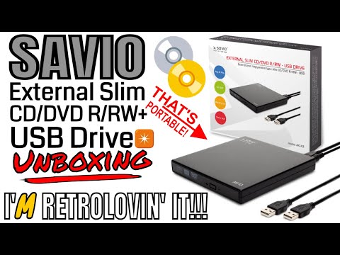 Išorinis DVD Rinkiklis - Savio AK-43 USB 2.0 Juodas video
