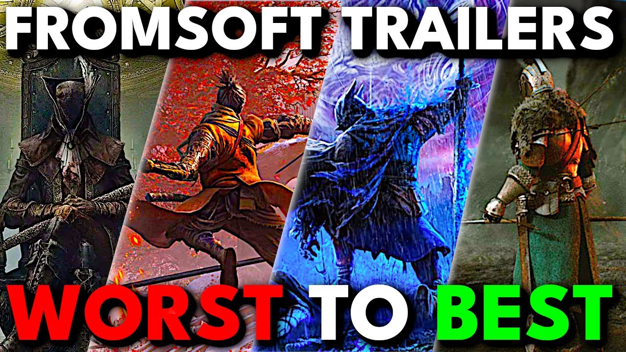 Every FromSoftware Reveal Trailer RANKED Worst to Best