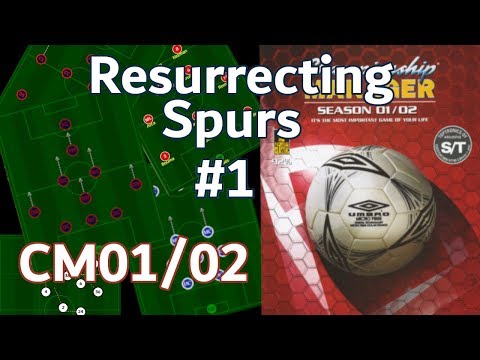 CM0102 - NOSTALGIA GAMING - Resurrecting Spurs - CM0102 Lets Play - Championship Manager Vanilla