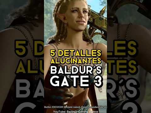 5 DETALLES ALUCINANTES DE BALDUR’S GATE 3 #baldursgate3
