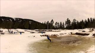 preview picture of video 'TK på ski over vann'