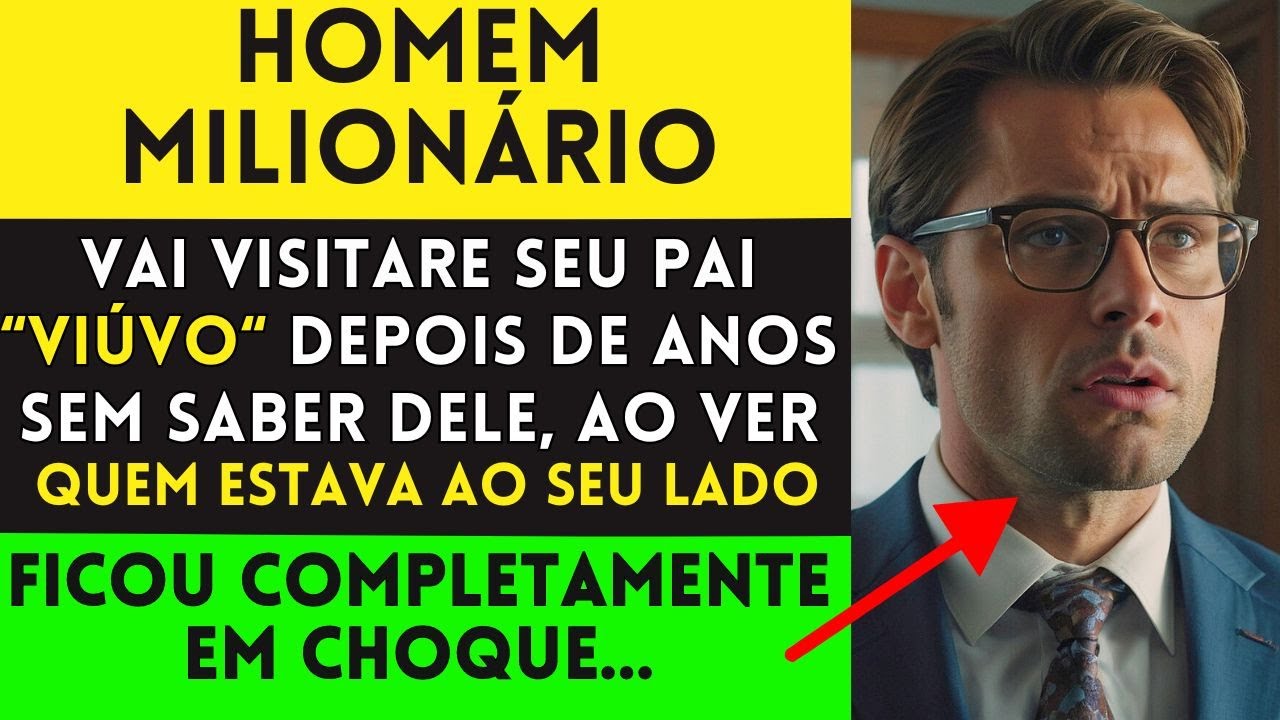 MILIONÁRIO VAI VISITARE SEU PAI "VIÚVO" DEPOIS DE ANOS SEM SABER DELE, MAS AO VER QUEM ESTAVA..