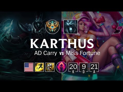 Karthus Bot vs Miss Fortune - NA Challenger Patch 8.23
