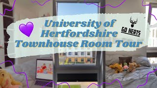 UNIVERSITY OF HERTFORDSHIRE ROOM TOUR *TOWNHOUSE ACCOMMODATION* college lane cam