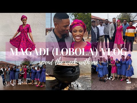 My Magadi (Lobola) Celebration 💗 | spend the week with me + preparations