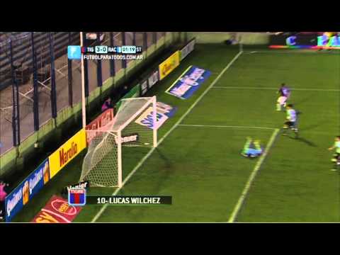 Gol de Wilchez. Tigre 3 - Racing 0. Fecha 3. Torneo Primera División 2014. FPT