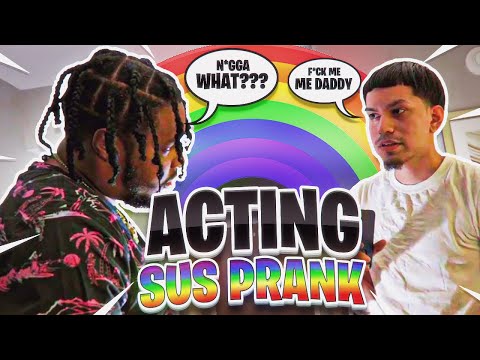 ACTING SUS PRANK ON DARRIONDADON!!! *GONE WRONG*