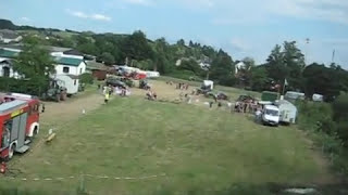 preview picture of video 'Hubschrauber Rundflug Schleppertreffen Gillenfeld 2008'