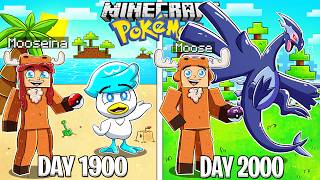 I Survived 2000 DAYS in Minecraft POKEMON!