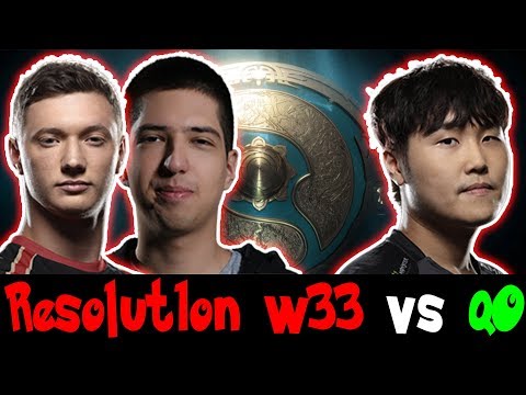 7.06 Patch Last Game - Resolut1on w33 vs QO - Eu Pub Dota 2