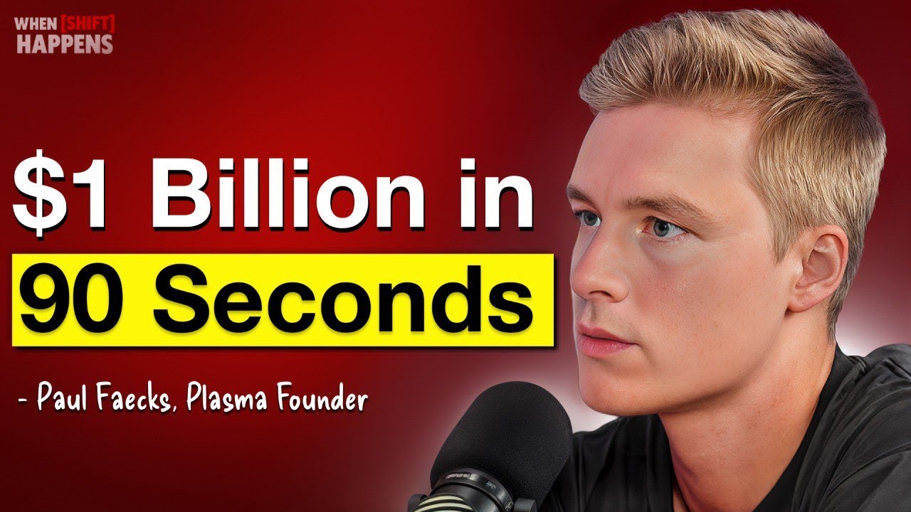 Paul Faecks, Plasma Founder, discussing trillion-dollar stablecoin opportunity on When Shift Happens podcast