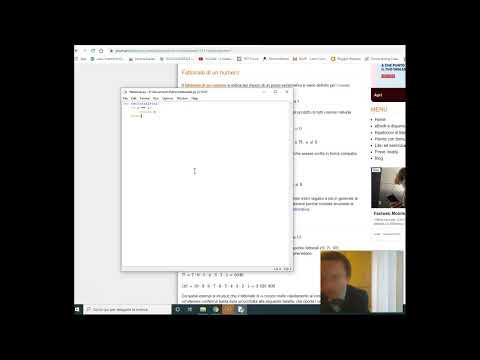 Funzione ricorsiva: il fattoriale