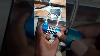 How to set Combination lock Password padlock 5 digit