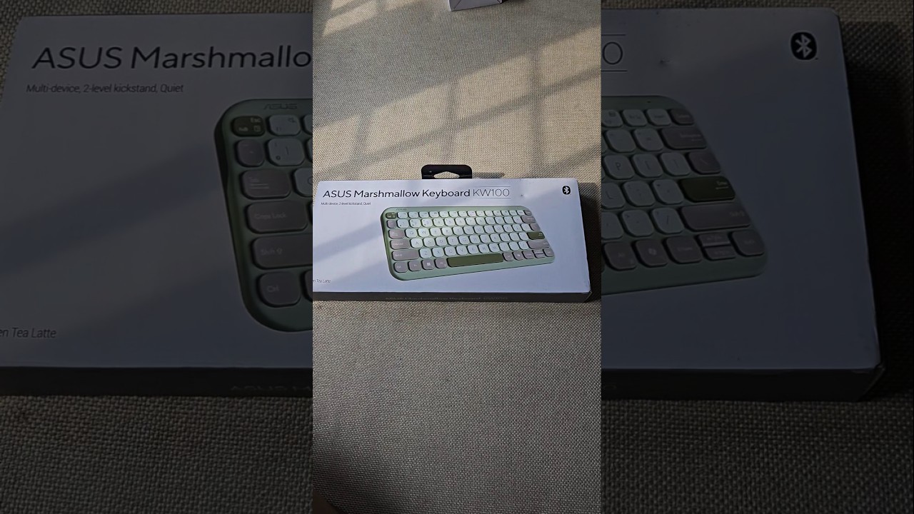 ASUS Marshmallow Kw100 Keyboard. Lightweight, easy to carry. #keyboard #online #asus #accessories