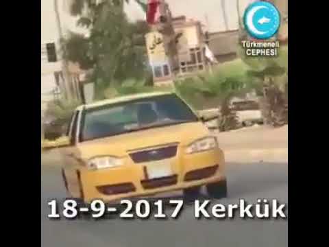 Həşd Şabi Kərkükdə kürd bayraqlarını endirdi