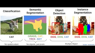 DIFFERENCE btwn image Classification, Localization, Segmentation, OBJECT Detection, and Recognition?
