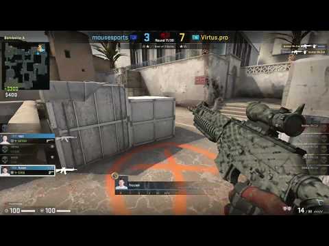 CS:GO POV Demo Mousesports frozen (39/23) vs Virtus Pro (de_dust2)
