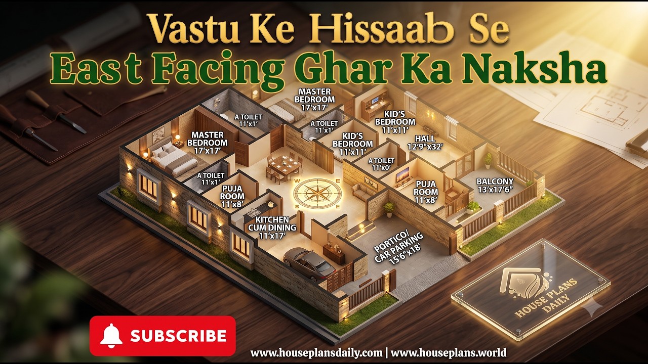 Vastu Ke Hisaab Se East Facing Ghar Ka Naksha