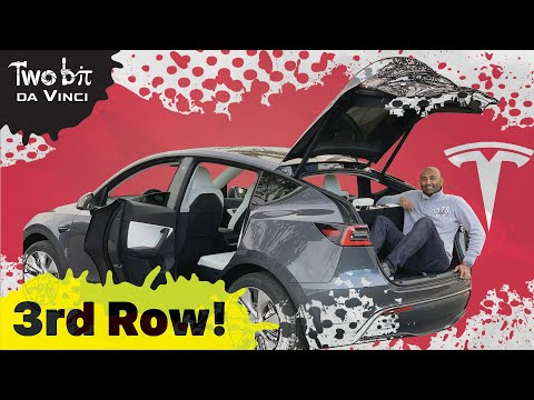 7 Seater Tesla Model Y 3rd Row Hands On!