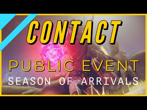 Season of Arrival's Day 1 Opening Mission Contact Public Event First Mission Cinematic