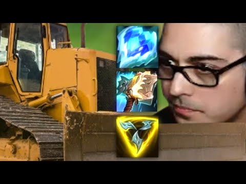 ULTIMATE BEARDOZER BUILD I Volibear vs Riven Top Lane I Trick2g