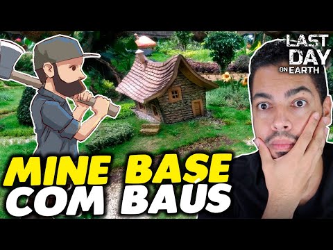 ACHEI UMA MINE BASE COM BAÚS NA INVASÃO - Last Day On Earth