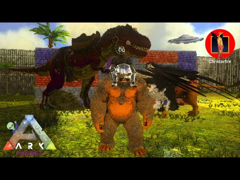 Taming Gigantopithecus (Ark Mobile) To Raid Area 51