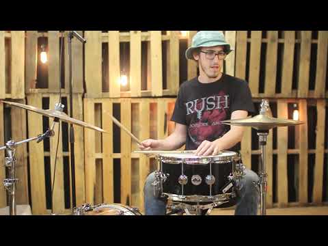 DW Collector's Maple Solid Black Lacquer 6.5x14 Snare