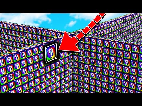OVERPOWERED vs OVERPOWERED! - Spiral Lucky Block Walls (Minecraft Mods)