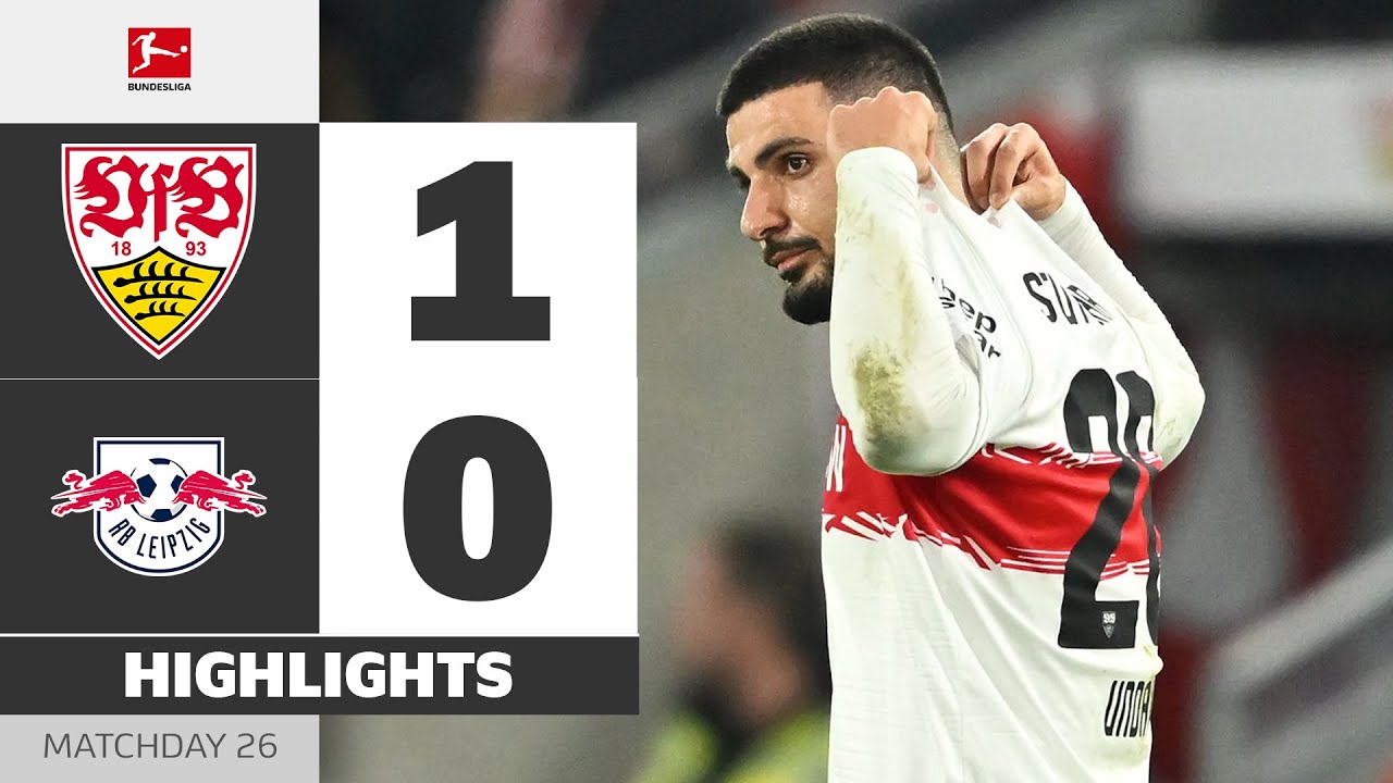 Undav Delivers Top Four Boost! | VFB STUTTGART - RB LEIPZIG | Highlights | Matchday 26 – Bundesliga