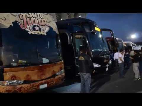 Autobuses de Bandas en la Fiesta de la Radio Ke Buena 2014