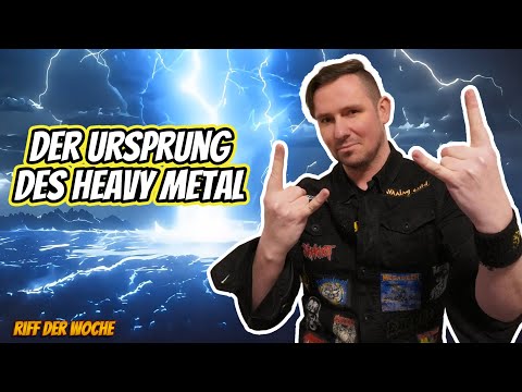 Die Geburtsstunde des Heavy Metal! Das ultimative Downpicking-Riff #metal #gitarre 