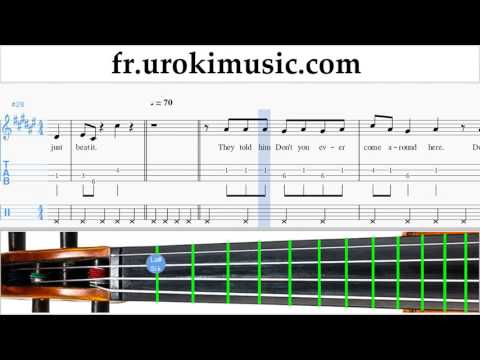 Cours de Violon Michael Jackson - Beat It Tuto Partitions Partie#2 um-i829