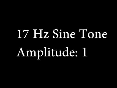 17 Hz Sine Tone Amplitude 1