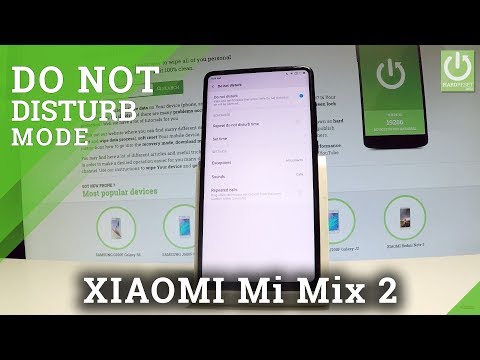 XIAOMI Mi Mix 2 Do Not Disturb Mode / Block Sound in XIAOMI