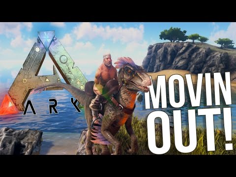 ARK Survival Evolved Gameplay - T-Rex ATTACK! MOVING OUT! - Ark Survival Evolved Gameplay Highlights