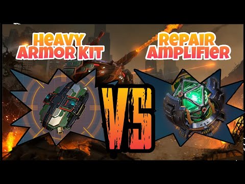 Repair Amplifier Vs Heavy Armor Kit Test Server War Robots Khepri #WR #warrobots #wr #ikaoss #vs