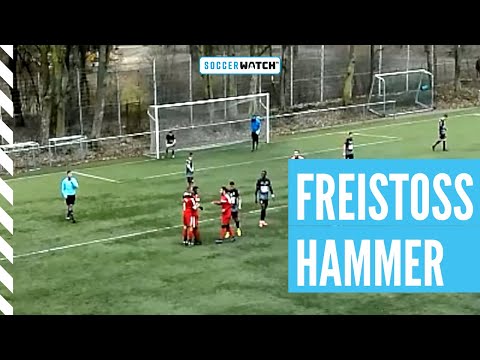 Freistoß-Hammer | Amateurfußball pur bei soccerwatch.tv
