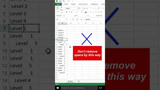 remove space from excel cell #excelformula #office #dataanalytics #excel #learning #spreadsheet
