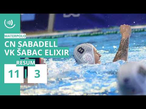 Club Natació Sabadell 11-3 VK Šabac Elixir | Euro Cup 1/8 (anada)