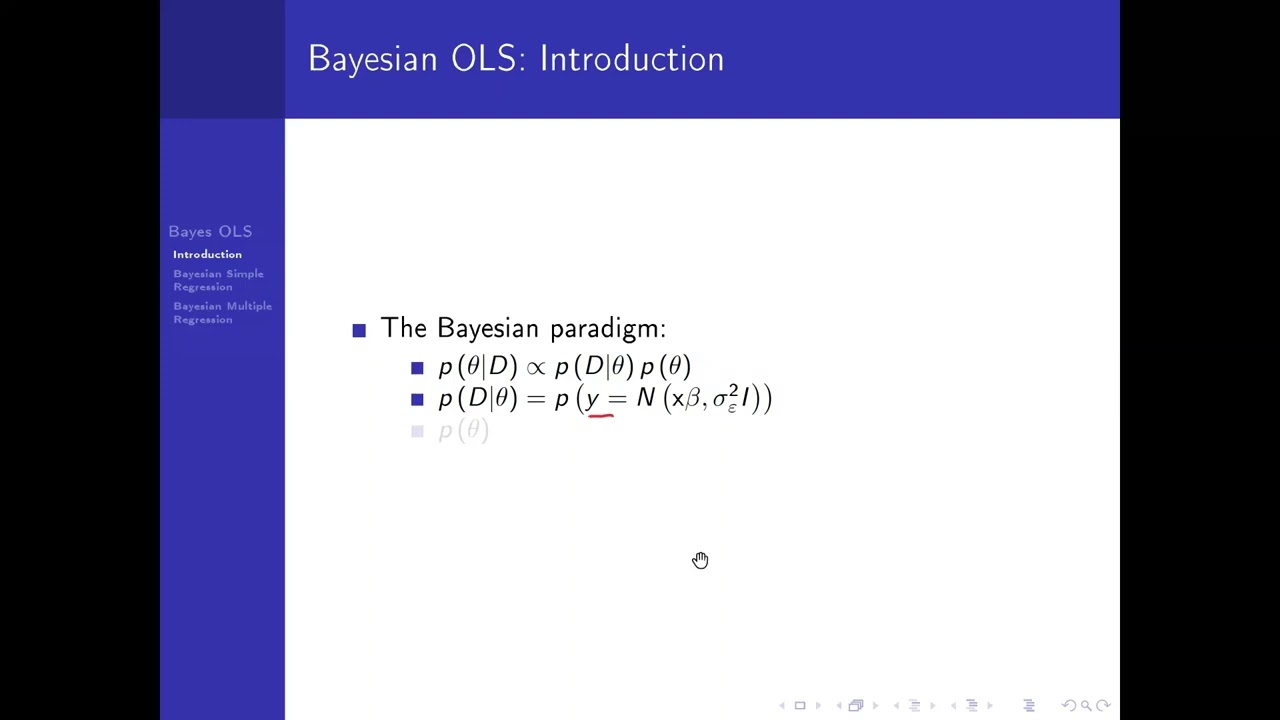 Bayesian Statistics: Bayesian Linear Regression Normal Distribution