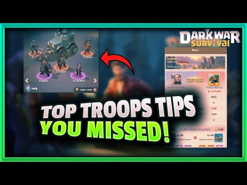 Dark War Survival I The BIGGEST Troops Mistake You're Probably Making Right Now