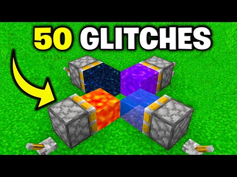 Unbelievable: 50 Glitches in Minecraft!