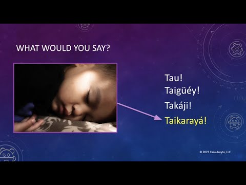 Let's Talk Taíno 88 - Time Greetings ☀️⏰🌙