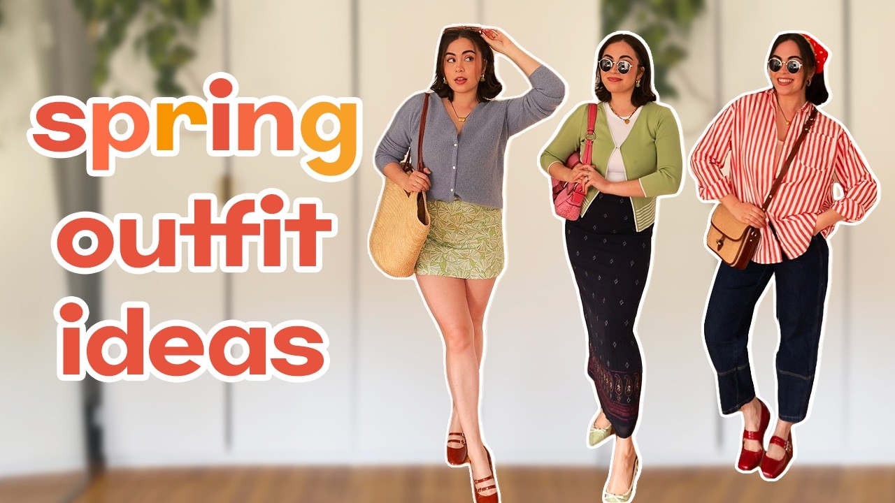 21 SPRING OUTFITS 🌷🌸 stylish outfits with color + prints! ✨