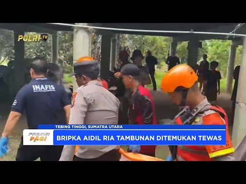 BRIMOB POLDA SUMUT EVAKUASI KORBAN HANYUT DI TEBING TINGGI, BRIPKA AIDIL DITEMUKAN MENINGGAL DUNIA