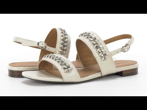Johnston & Murphy Pantuflas Lilly Chain Slide Para